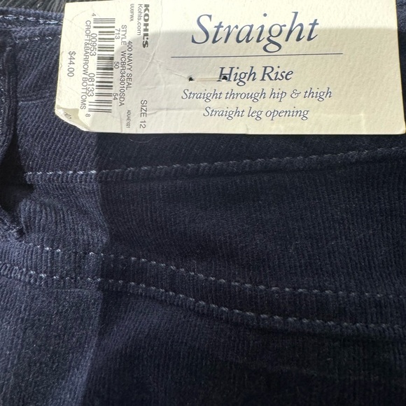 Croft & Barrow Classic Fit Straight-Leg Corduroy Pants - Picture 7 of 7